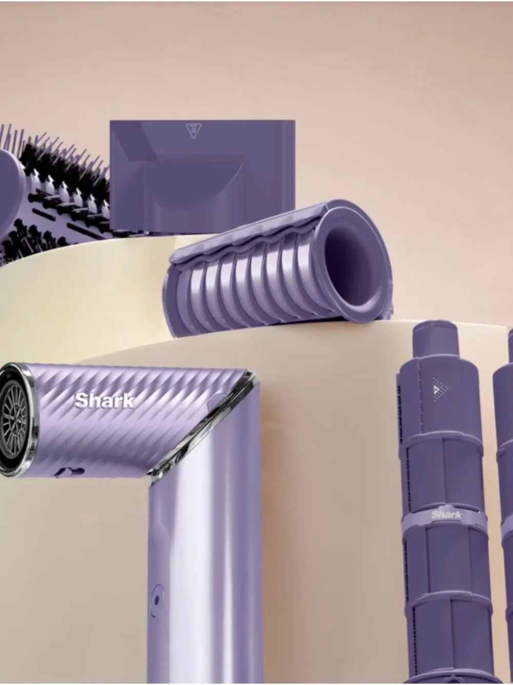 NEW Shark FlexStyle IonCurl Hair Styler in Lilac